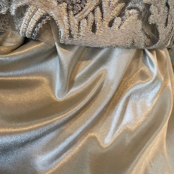 Rina diMontella lace strapless gown, size 8 - Picture 5 of 11